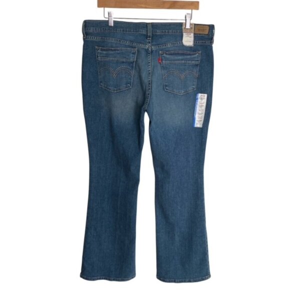 NWT Levi's 515 Bootcut Mid Rise Jeans 16S - Picture 3 of 6